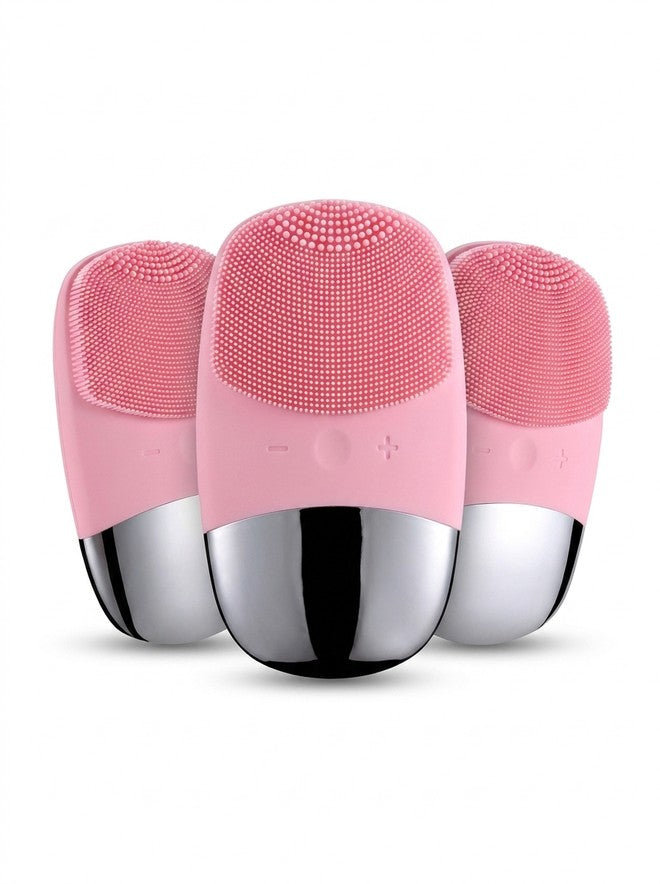Three Bare Halo silicone cleansing brushes